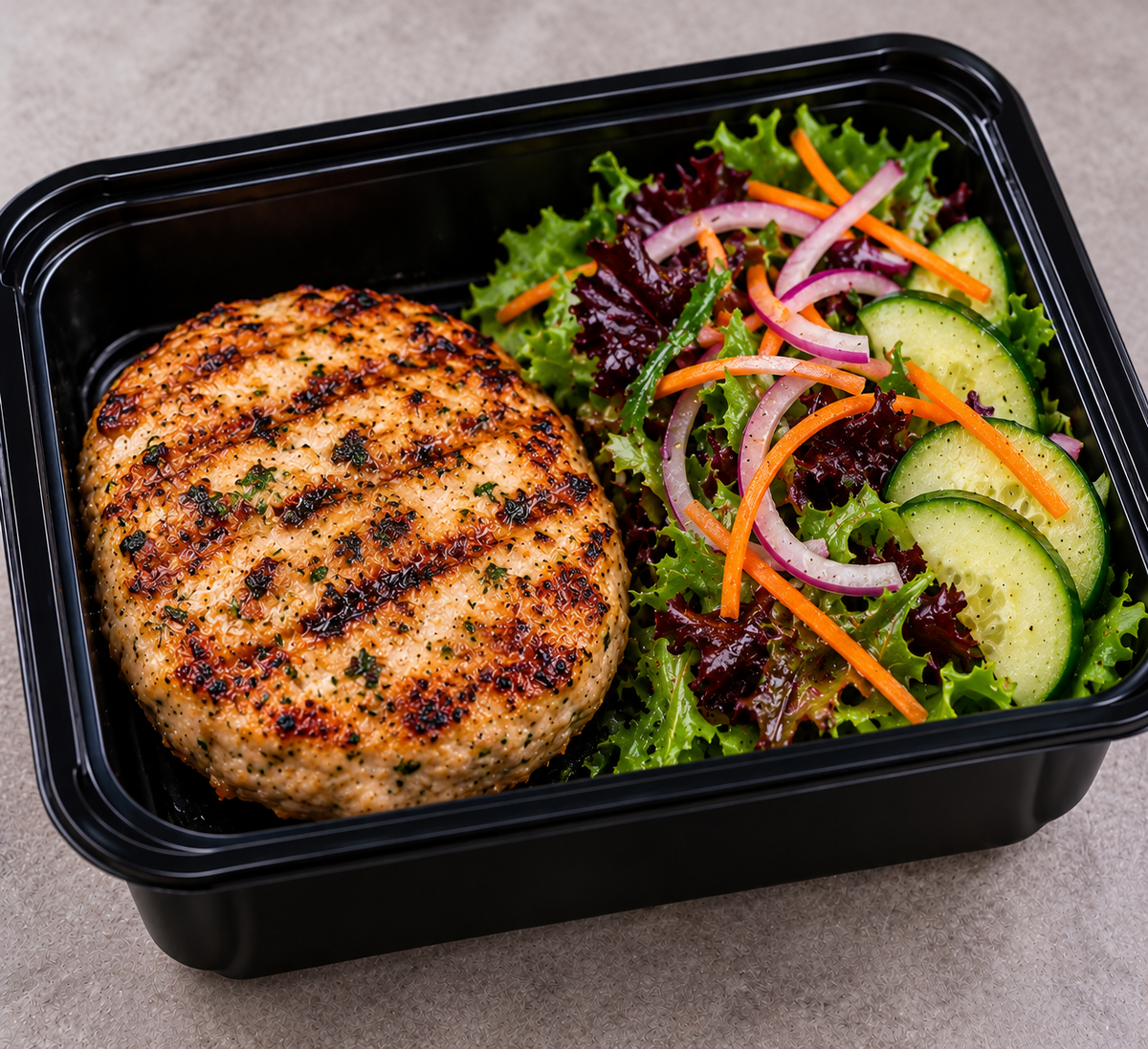 Chicken Feta & Spinach Burger