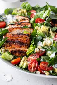 Blackened chicken salad