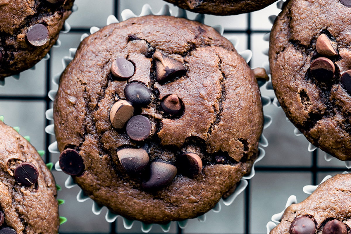 Plant based chocolate protein muffin