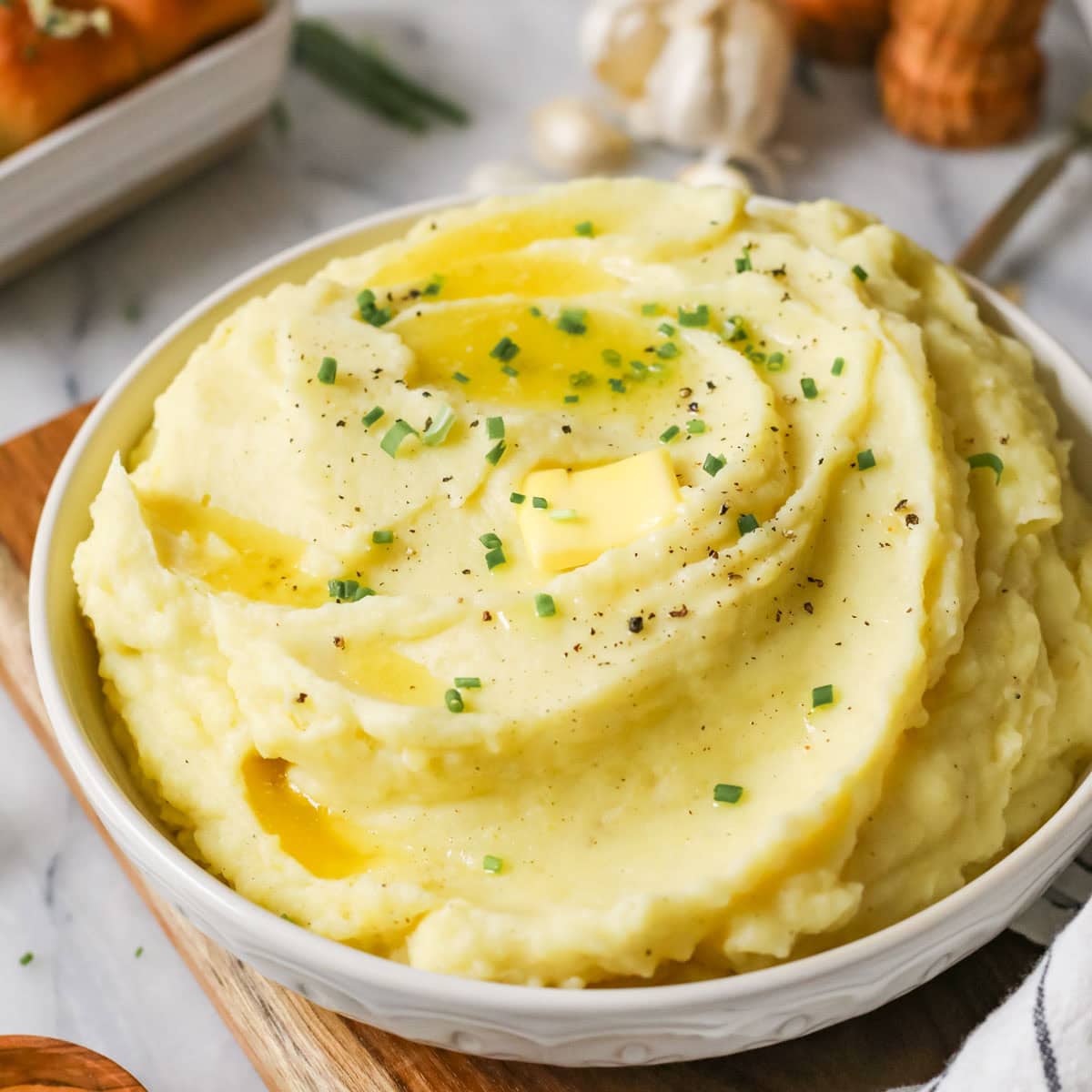 Garlic Butter Mashed Potatoes