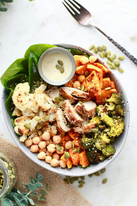 Buddha Bowl with Grilled Chicken