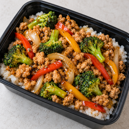 Turkey teriyaki stir-fry