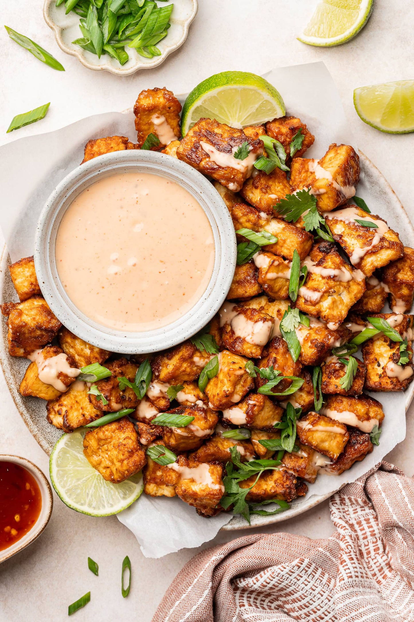 Bang bang chicken with jasmine rice and broccoli