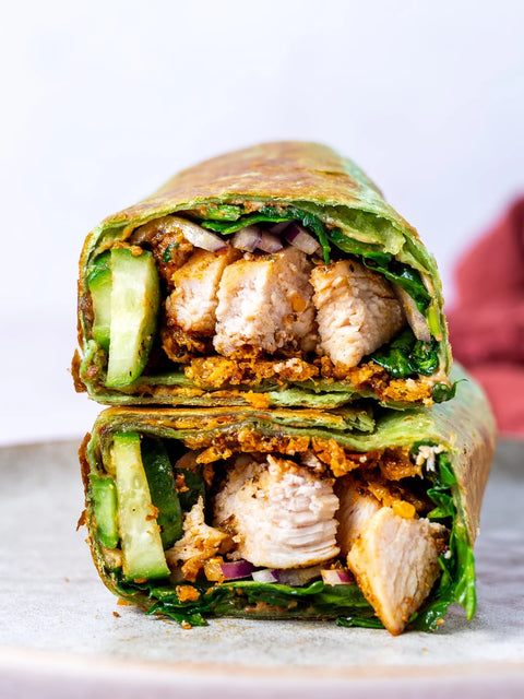 Chicken spinach wrap
