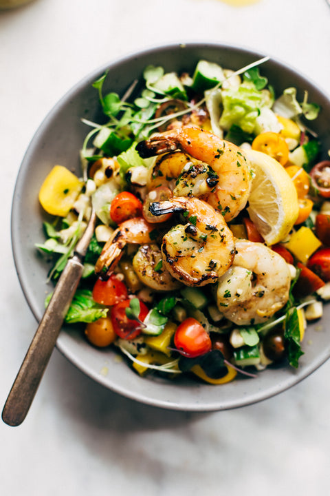 Grilled Shrimp Salad