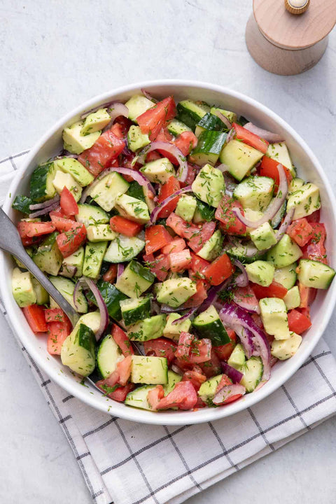 Avocado Cucumber Salad