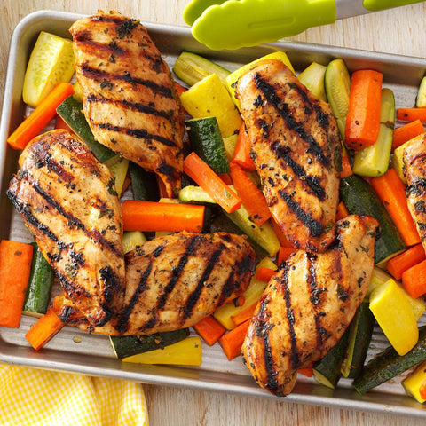 Grilled Chicken with Mixed Veggies