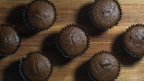 Plant-based Protein: Chocolate Peanut Butter Muffins