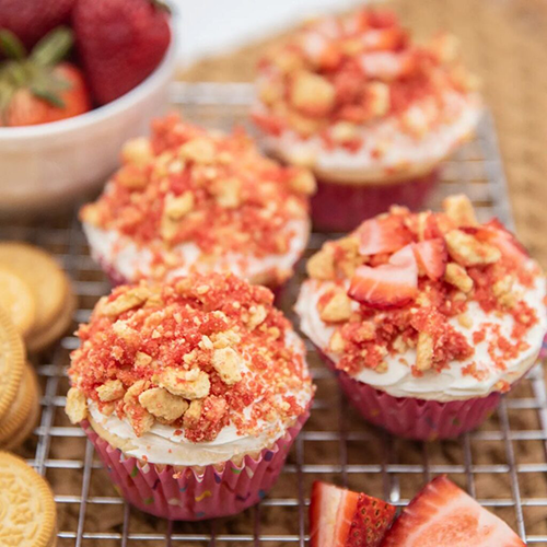 Strawberry Golden Oreo Muffin