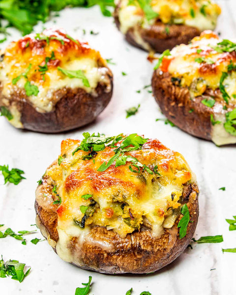 Portobello Stuffed Mushrooms