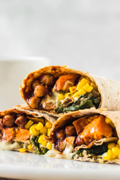 Sweet Potato Veggie Wrap