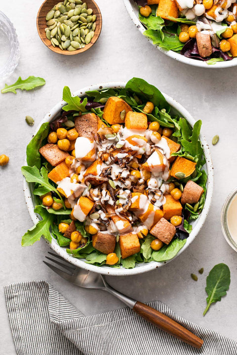 Sweet Potato Chickpea Salad